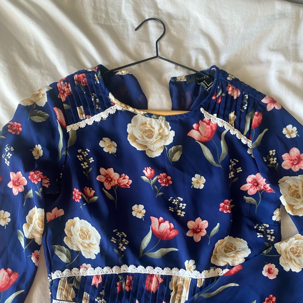 Floral long sleeve dress